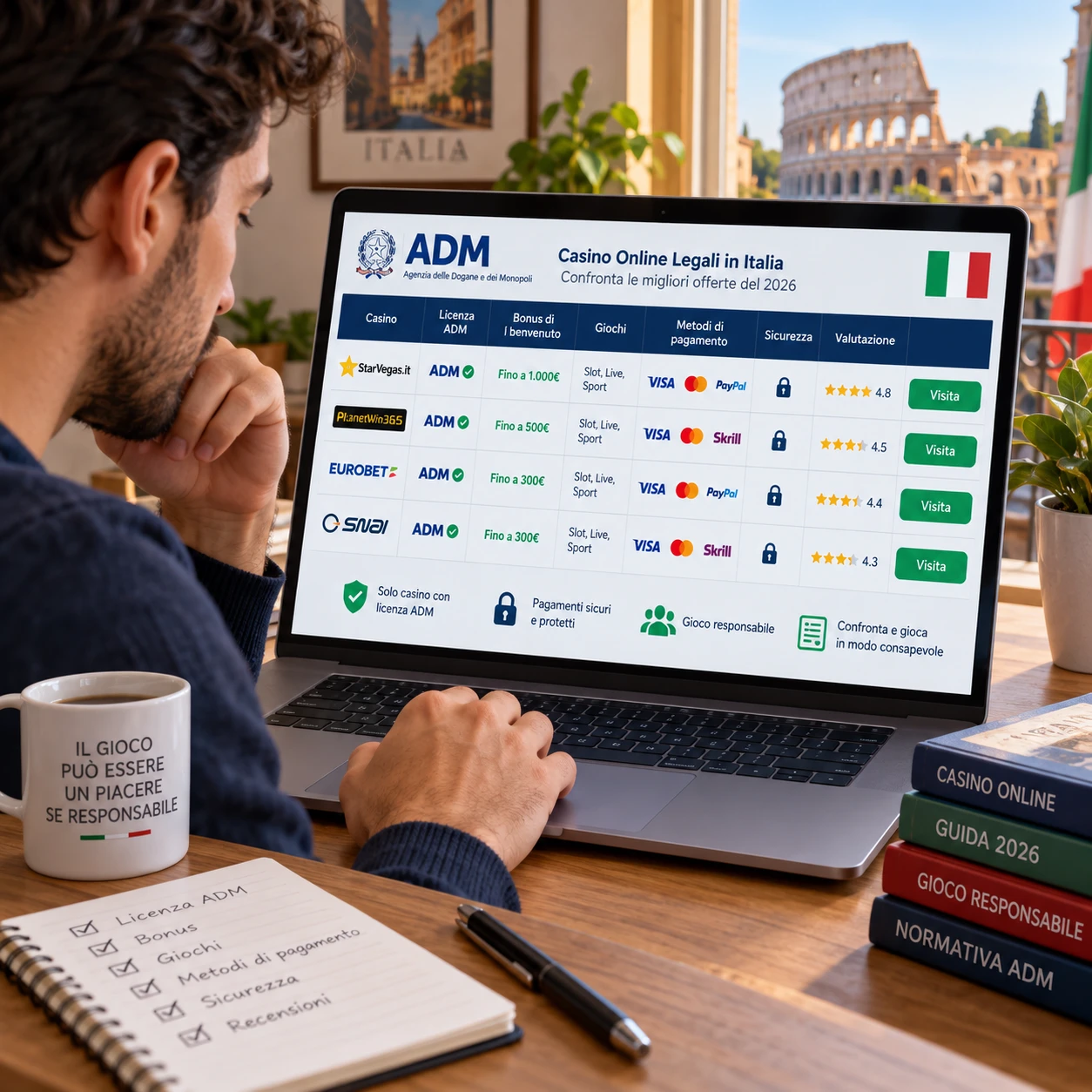 Come Scegliere Un Casino Online Sicuro In Italia Nel 2026 Guida Completa Alle Licenze Metodi Di
